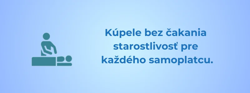 Samoplatca v kúpeľoch -ilustracia